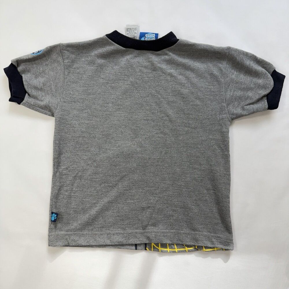 Blues Clues Embroidered Shirt Toddler Size 4T Gray Soccer Sports VINTAGE Y2K - Picture 6 of 6